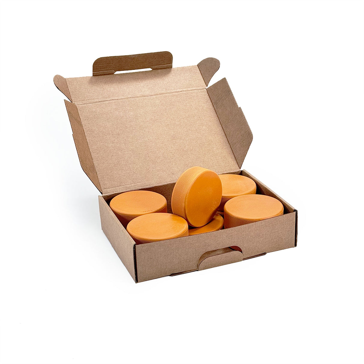 Hockey Puck Orange Heavy Weight 10 - Pack - Better Hockey