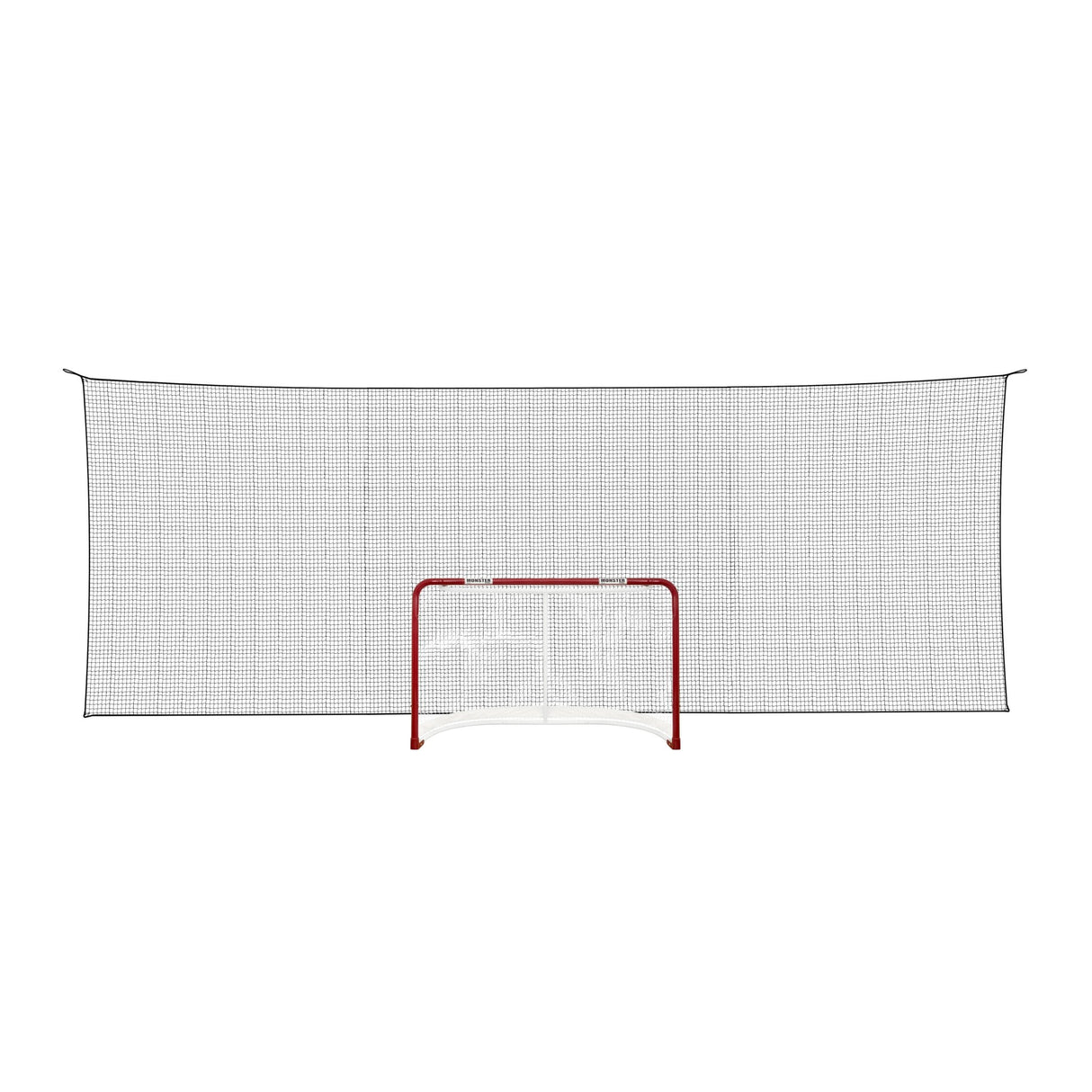 Extreme Hockey Backstop Net XL 7,5x2,6 m PE - Better Hockey