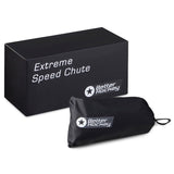 Extreme Hockey Speed Chute in a black pouch next to its box, designed to enhance skating speed and agility for hockey players.